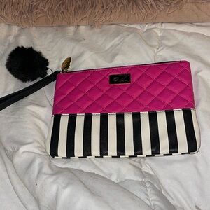 Betsey Johnson clutch bag purse